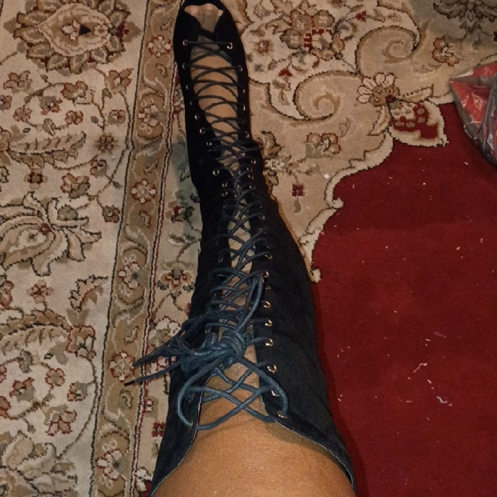 Fashion Nova Thigh Boots